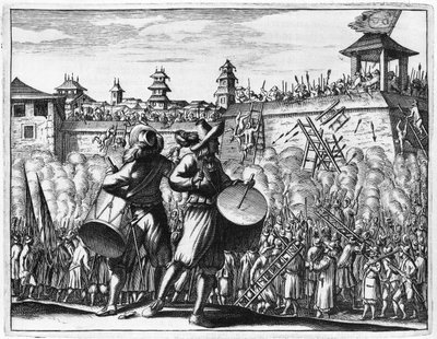 Battle Scene by English School
